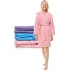 Twinzen Accappatoio Bambino Adolescenti con Cappuccio, 100% Cotone OekoTex, Accappatoio Ragazzo Ragazza - Tessuto Spugna Accappatoio da Bagno Ultra Morbido e Assorbente