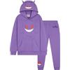 Pokémon Tuta Bambino e Adolescenti, 2 Pz Comodo Felpa con Cappuccio e Pantaloni Tuta Bambino, Anime Regalo Ragazzo