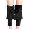 Dinnesis Jeans termici da donna a vita alta, pantaloni in pile, imbottiti, in denim, elasticizzati, a matita, dritti, pantaloni da jogging lunghi, tasche per il tempo libero, pantaloni sportivi ispessiti