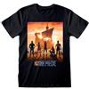 One Piece T-Shirt Key Art Nera M 100% Cotone Anime, Fan Merch, Film, Serie TV