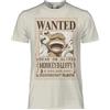 One Piece T Shirt Luffy Wanted Poster. Maglietta Ufficiale Unisex. Maglia Regular in Cotone. Adulto Ragazzo XXL