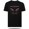 AZgraphishop T-Shirt con Grafica Multistrada V4 Silhouette Style TS-DUC-001