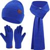 Bequemer Laden Invernale Cappello Berretto Pile Sciarpa Guanti Uomo Donna