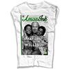 3styler T-Shirt Donna Bianca Il Mio Amico Arnold Different Strokes - Che Cosa stai dicendo Willis? - Serie TV Cult Shirt - Linea Amazink - Cotone Fiammato (Slub) 150 gr/mq