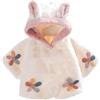 OKSakady Neonato Infantile Bambino Ragazza Pelliccia Ecologica Cappotto Giacca Mantellina Mantello Poncho 0-3 Anni