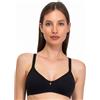 SIeLEI 2 Reggiseni Natural Cotton (Art. 1450 Non Imbottito, Senza Ferretto Organic biocotton) (3, Nero)
