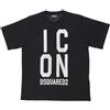 DSQUARED2 T-Shirt a Maniche Corte con vestibilità Morbida Icon da Bambino DQ2036D0-0MVDQ