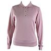 profili di Toscana - Polo Donna Manica Lunga 3 Bottoni, Maglia Donna Misto Lana Merinos 80% Made in Italy, Maglie Donna Eleganti, Lavorazione Fatta in Italia con Estrema Cura per i Dettagli