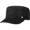 LIERYS Cappellino Army in Pelle Cubano Donna/Uomo - Made Italy con Visiera, Fodera Autunno Estate Primavera Inverno Estate/Inverno
