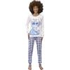 Sabor Pigiama Donna Caldo Cotone Personaggi Disney Cartoni - Autunno Inverno - Lilo.&.Stitch. - SNO.opy - Min.NIE (IT, Testo, L, Regular, Regular, Stitch-Bianco)