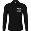 MYKDMCL Maglietta Polo Personalizzata con Logo, Maglietta A Maniche Lunghe da Uomo e da Donna, Maglietta Casual da Squadra