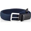 Marc O'Polo Marc OߴPolo Uomo Cintura intrecciata in tessuto, Blu (Total Eclipse), 100 cm
