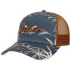 Stetson Cappellino Trucker Minimal Aloha Print Uomo - cap Berretto Baseball Mesh Snapback, con Visiera, Fodera, Fodera Estate/Inverno Primavera Estate Autunno Inverno - Taglia Unica Blu Scuro