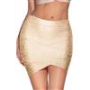 meilun - Minigonna aderente da donna Rayon Bandage, Old Skool Pro, M
