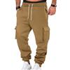 uxxnjfg Pantaloni da Lavoro Uomo Cargo Lavoro Sportivi Pantaloni Tasconi Laterali Militari Elasticizzati Eleganti Softshell con Tasche Multiple Leggeri Cotone Abbigliamento Clothing Cammello S