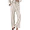 Generico Completo Elegante Donna Pantaloni Giacca Donna Pantaloni da Abito Piccoli da 2024 Nuovi Primaverili e Autunnali Completo di Design Pantalone Nero Lavoro (White, L)