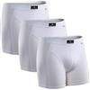 DANISH ENDURANCE Boxer Uomo Cotone, 3 o 10 Paia, Bianco, M