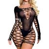 XIUSEMY Lingerie da donna Body a rete Bodystocking hallow out tuta aderente pagliaccetto sexy