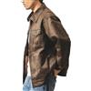 Generisch Giacca di cera da uomo cerata, classica giacca da trekking inglese con chiusura lampo, impermeabile, antivento, unisex, traspirante