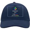 Teetaly Cappellini Personalizzati con Stampa e Ricamo, Foto, Testo, Logo 100% Cotone (Blu Navy - 5 Pezzi)