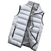 Angel ZYJ Smanicato Antivento, Lavoro Giubbino Smanicato Gilet Imbottito Uomo Elegante Autunnali Invernali Giacche (Grigio,L)