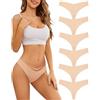 Domee Perizoma Senza Cuciture Tanga Invisibile Mutande Donna Pacco da 6 Perizoma Carnagione L