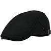 Generic Berretto Newsboy Da Uomo In Rete Traspirante Cappello Piatto Ivy Baschetto Vintage Regolabile Hat Da Tassista Casual Cappello Da Caccia E Escursionismo(Black)
