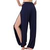 Hoerev Pantaloni Spaccati Morbidi per Le Donne Pantaloni Yoga Danza Harem Yoga Pilates