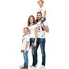 fashwork T-Shirt Magliette Coordinate Famiglia Conta km - Set Magliette per Tutta la Famiglia