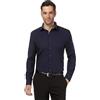 Vincenzo Boretti Camicia Uomo Eleganti, Taglio Normale/Regular-Fit, Collo Classico, Manica Lunga, in Tinta Unita - Non Stiro/Non-Iron