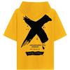 KENAIJING Maglietta con Cappuccio Uomo Felpa Stampa Mezza Manica | Uomo Hip Hop T-Shirt Maniche Corte Casual Sweatshirt