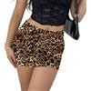 Rapbin Minigonna nera con pantaloncini, gonna a matita elastica per donne, gonna sexy per club e appuntamenti per autunno estate