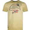Geographical Norway T-Shirt Uomo JERGEN Blu Manica Corta Girocollo