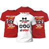 t-shirteria - Magliette Addio al Celibato - Set Completo con Maglia Speciale per Lo Sposo e Colorate per Amici - Gadget Festa con Materiali Traspiranti e Certificati