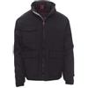 Ergos Workwear Payper - RENEGADE Giubbotto Imbottito Unisex con Zip Intera e Cappuccio Richiudibile Colore: NERO/STEEL GRIGIO, Taglia: S