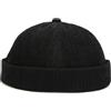 VIAUMBR Berretto docker cappello, cappello da pescatore, uomo e donna, 40 Nero, 56/60 cm