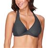 Merry Style Top Bikini Donna 74RN24 (Grafite (9154), EU 80 B=IT 3 B)