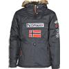 Geographical Norway Giubbotto Barman Db Parka Uomo Poliestere Grigio Scuro 3XL