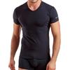 Enrico Coveri 3 Pezzi - Maglia Uomo Mezza Manica ET1001 - Collo a V in Cotone Bielastico Elasticizzato, Comfort Superiore e Vestibilità Perfetta - T-Shirt Intima o Casual - Tessuto Traspirante, Blu, 6/XL
