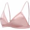 SilRiver 19mm Elastico in Seta Vera Reggiseno Triangolo Comfort Professionale Spa Ideale per Periodo Post-operatorio con Inserti Rimovibili
