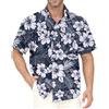 Gavliuu Camicia Hawaiana da Uomo - Camicia Hawaiana da Uomo con Bottoni, Camicie Floreali Stampate Casual a Maniche Corte