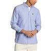Lyle & Scott Camicia da Uomo a Maniche Lunghe con Colletto Oxford