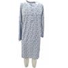 Saggio Karel Camicia da Notte Puro Caldo Cotone Donna Profumatore Omaggio 5003AZZURRO XL