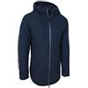 Evoga Giubbotto uomo invernale casual giacca lunga piumino Parka