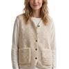 Vinuwu Gilet da donna senza maniche, in pile, da donna, tinta unita, con scollo a V, con bottoni, orsacchiotto, gilet da donna in pelliccia