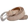 styleBREAKER Cintura donna borchie sferiche effetto velluto, / Marrone chia