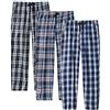 MoFiz Pantaloni Pigiama Uomo Cotone Lungo Pantaloni a Quadretti con Tasche