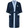 R Revise Revise RE-860 Accappatoio Kimono da Uomo in Fibra di Bambù con Ricamo, Blu scuro, XL-XXL