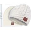 ASIILOVI Cappello Bluetooth Regali Natale, Berretto Bluetooth con Doppio Strato di Fodera in Lana, Adatto a Uomini, Donne e Adolescenti, 20 Ore di Riproduzione, Confezione Regalo per Natale