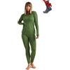 Merino.tech Completo Lana Donna Merinos + Calzini Leggero, Medio, Pesante | Set intimo termico e funzionale leggero/medio/pesante, per sci, trekking e outdoor, traspirante